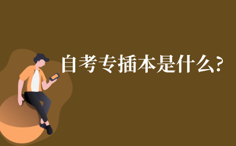 成人自考專插本是什么?